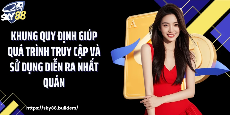 Khung quy định giúp quá trình truy cập và sử dụng diễn ra nhất quán