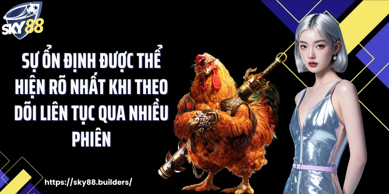 Sự ổn định được thể hiện rõ nhất khi theo dõi liên tục qua nhiều phiên.